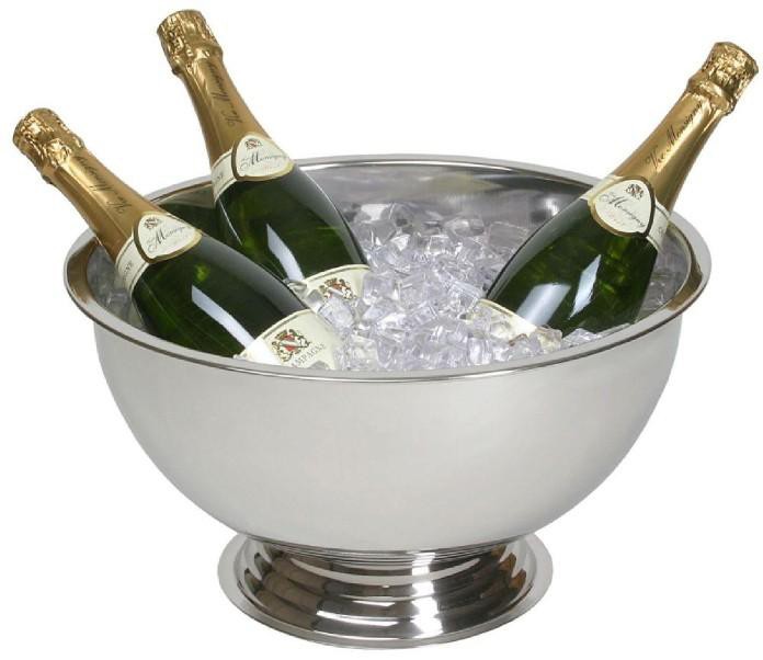 Misa na šampanské nerezová 38 cm