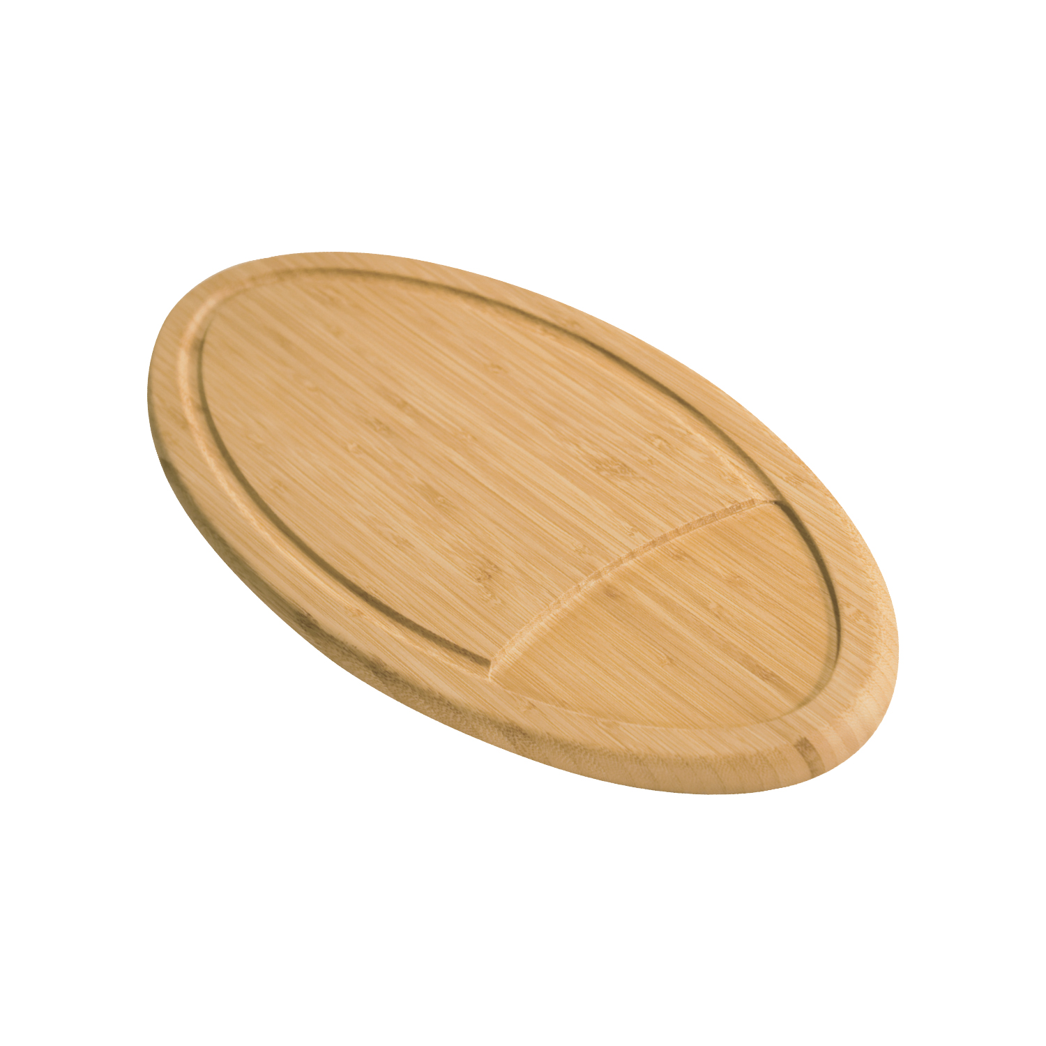 Bamboo board oval 56x28x1,9cm