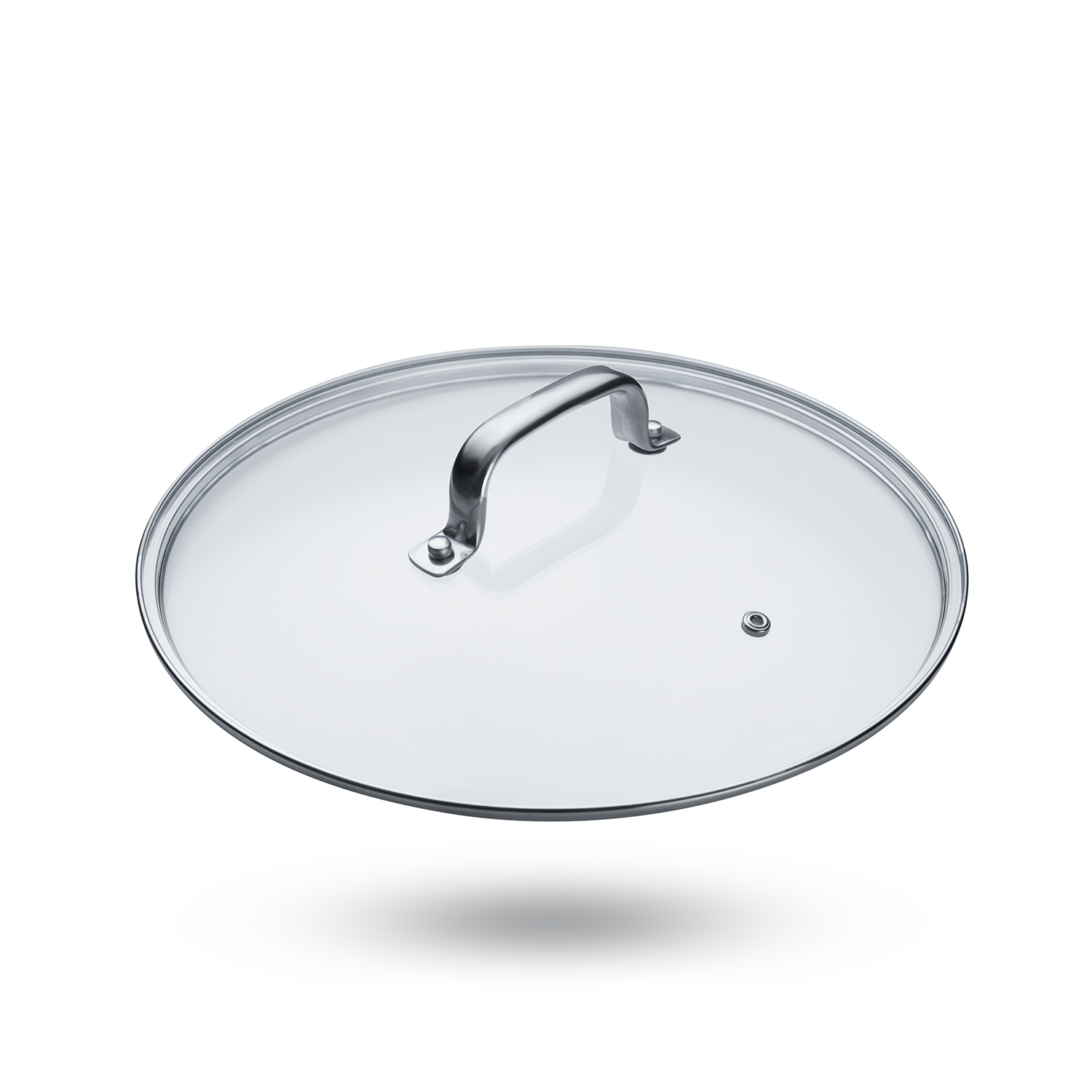 Sklenená pokrievka Ø 20cm s nerezovou obrubou