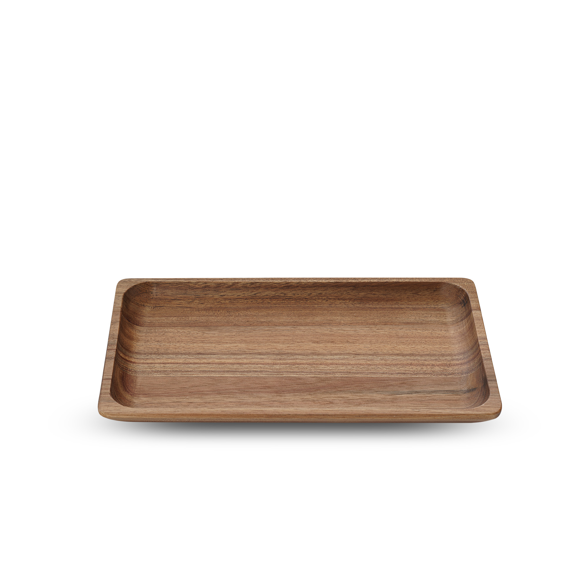 Drevený akáciový podnos 26 × 16 cm